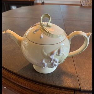 Lenox Teapot Floral Blossom Collection Blue Bells